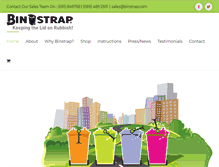 Tablet Screenshot of binstrap.com